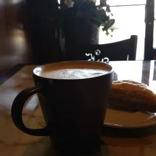 After an easy 12 hr fast &amp; lab work, I needed a cuppa. They serve it well here.