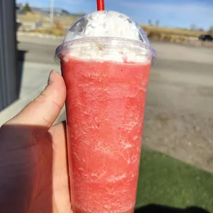 Strawberry banana smoothie