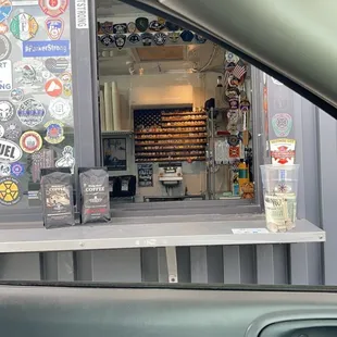 the interior of a car