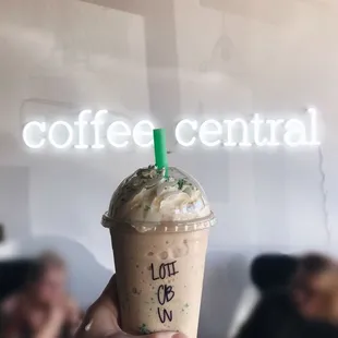 Limited time!! Luck of the Irish latte/frappe! Soooo good!