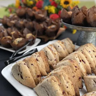 a variety of pastries