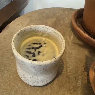 Espresso longo. Fresh, dark and flavorful.