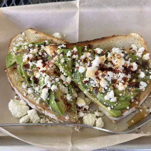 Spicy Avocado Toast