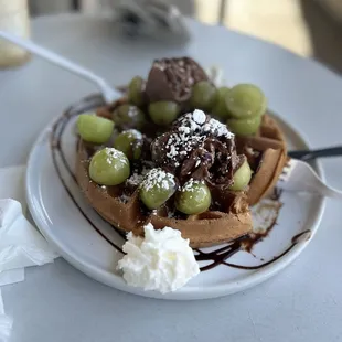 Chocolate waffle.... soooooo good!