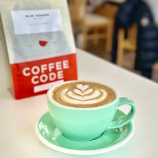 Spanish Latte w/Blue Thunder beans(coming home with me)