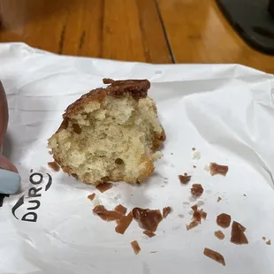 Vanilla chocolate vegan donut