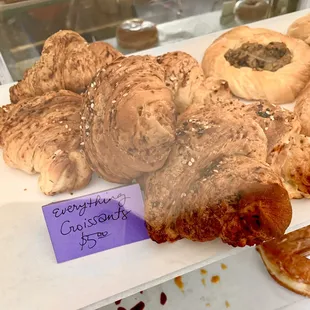 Vegan everything croissants