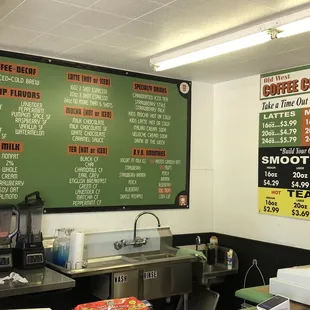 Menu (as of February 2024)