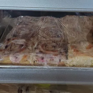 Cinnamon rolls and fresh bread