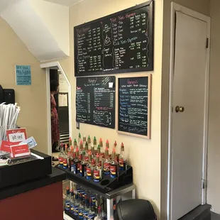 Menu. Short and sweet.