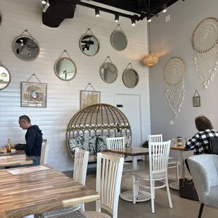 Dining area. I told you it was bohemian.