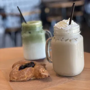 Lavender Matcha Latte