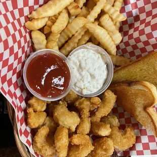 Shrimp basket! Yum!