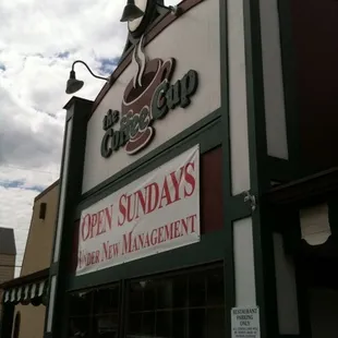 the outside of the building