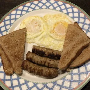 Breakfast with turkey sausage