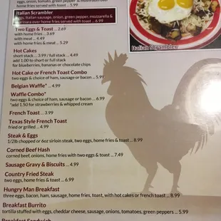New Breakfast Menu