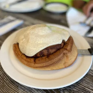 a plate of food on a table