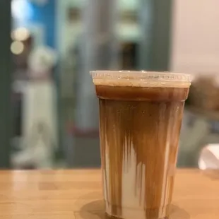 Butterbeer Iced Latte