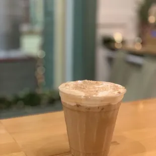 Weekly Specials- Snickerdoodle Shaken Espresso with Coldfoam