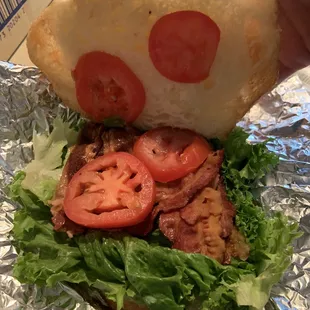 BLT on a croissant! So good!