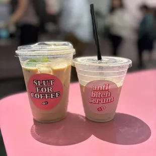 Side chick on the left. Keto queen on the right.