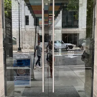 outside