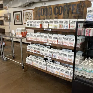 Lots of bagged coffee options!