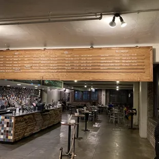 Very open with lots of tasty choices.