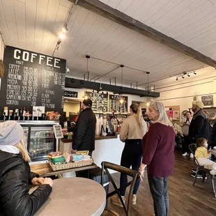 people in a coffee shop