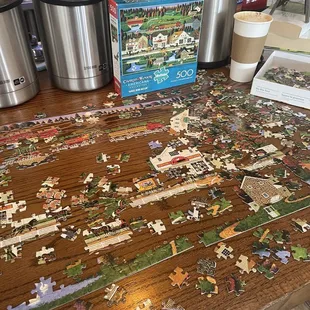 Pumpkin Pie latte and a puzzling puzzle!:)