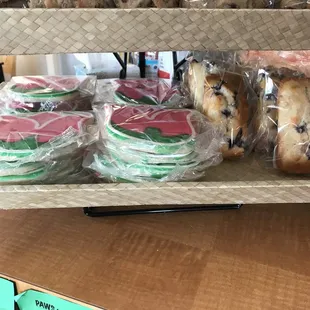 Homemade Big Cookies, and Sour Cream Blueberry Petite Loaf