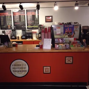 Step to the counter and order your favorite hot, iced or frozen (blended) drink, just the way you want it!