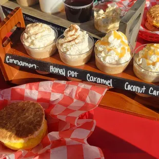 "Chiller" flight. Frappuccinos