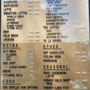 Menu!