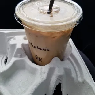 Iced Rosemary Honey Latte