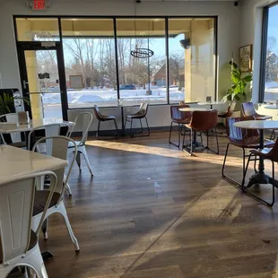 Partial view of the seating