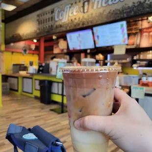 Cool Iced Horchata Latte