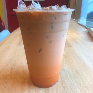 Dirty Thai Tea Latte