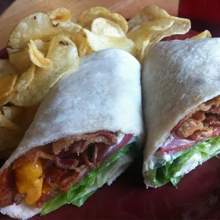 Their BLT is very good. Eat with Parmesan chips!