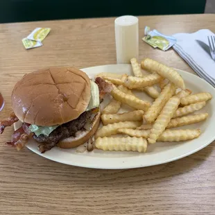 Boss Burger and Fries