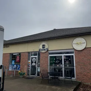 the outside of the building