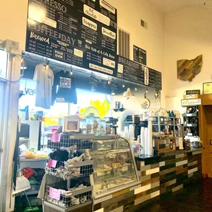 Front cashier area