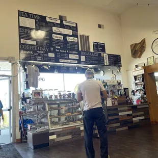 The coffee bar. Lots of yummies here.