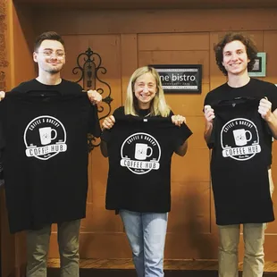 The new Hub T-shirts are available in all sizes