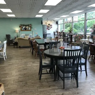 Indoor seating area