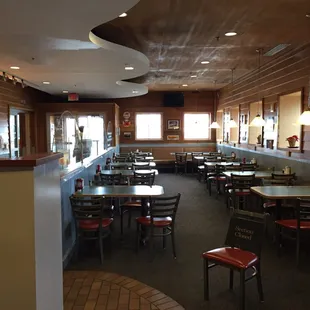 the interior of a restaurant