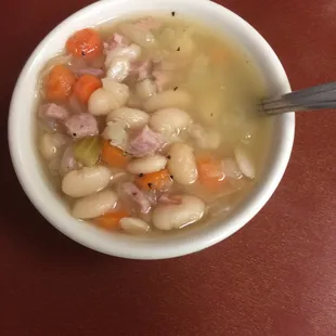 Bean soup and it tastes good