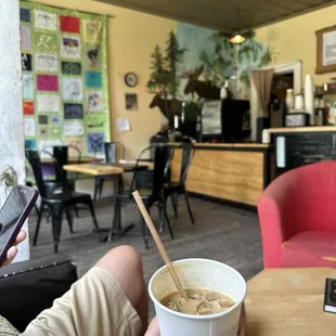 Wildflower iced latte