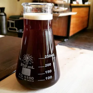 Cold brew coffee on nitro