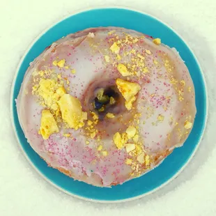 Local home made doughnuts from Third Bowl ice cream